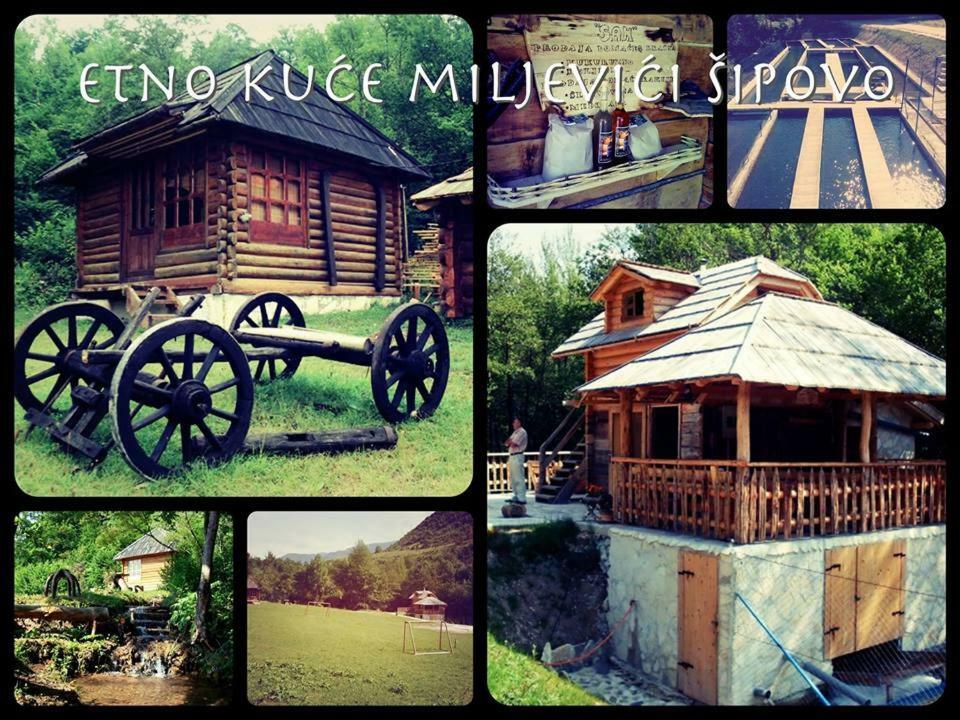 Hotel Etno Kuce Miljevic Sipovo Esterno foto